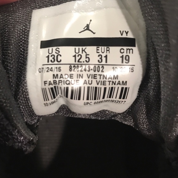 NIKE AIR JORDAN 1 FLIGHT 4 'COOL GREY- 13C - Picture 6 of 8